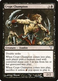 Crypt Champion, Dissension