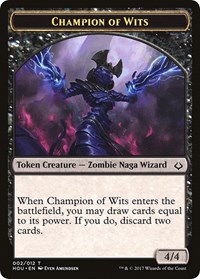 Champion of Wits // Insect Double-Sided Token, Hour of Devastation