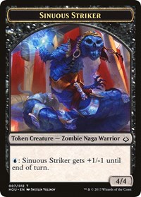 Sinuous Striker // Zombie Double-Sided Token, Hour of Devastation