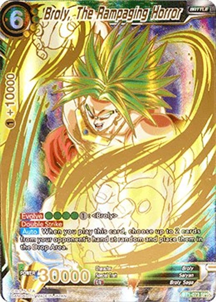 Broly, The Rampaging Horror (SPR), Standard, front