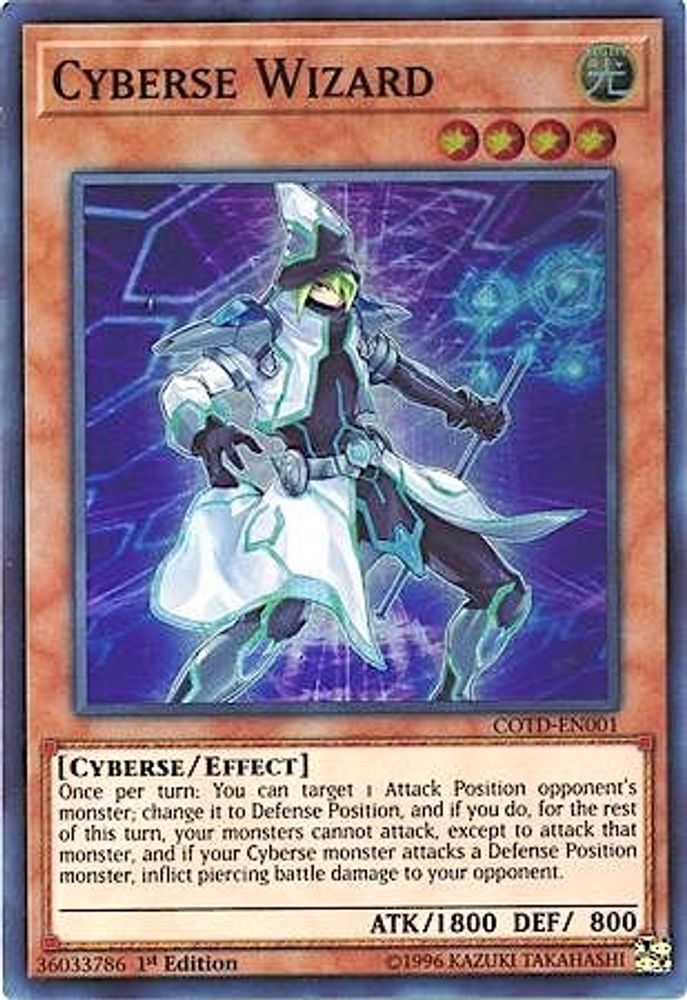 Cyberse Wizard, 1st-edition, front