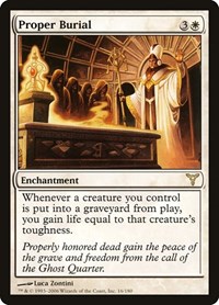 Proper Burial, Dissension