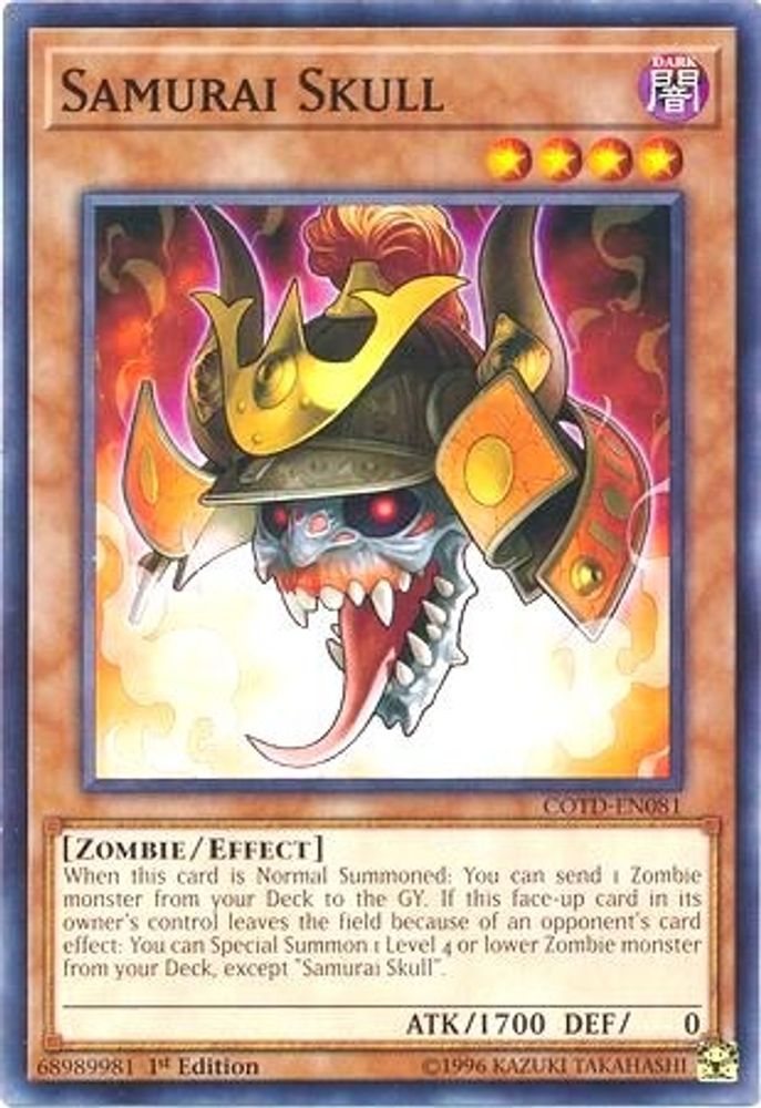 Samurai Skull, 1st-edition, front