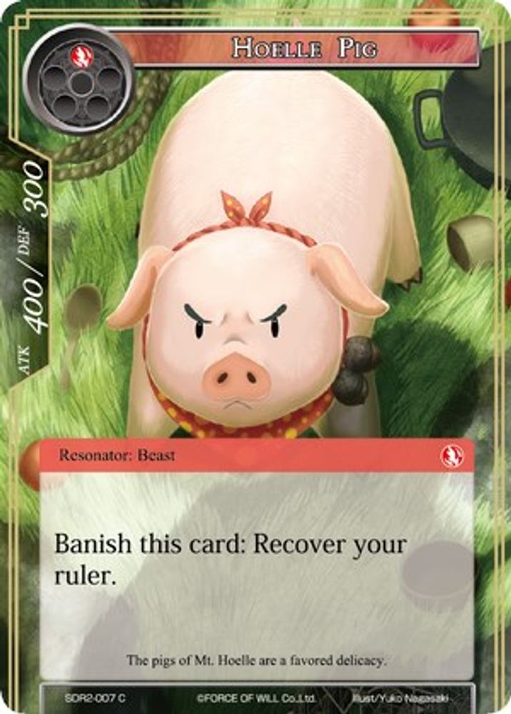 Hoelle Pig, Standard, front