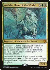 Arahbo, Roar of the World, Commander 2017