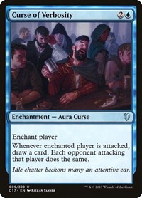 Curse of Verbosity, Commander 2017