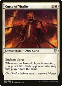 Curse of Vitality, Commander 2017