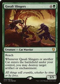 Qasali Slingers, Commander 2017
