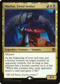 Mathas, Fiend Seeker, Commander 2017