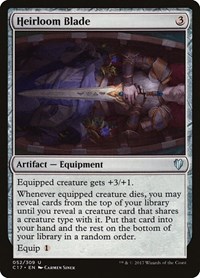 Heirloom Blade, Commander 2017