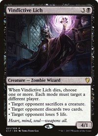 Vindictive Lich, Commander 2017