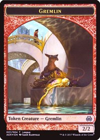 Gremlin // Energy Reserve Double-Sided Token, League Promos