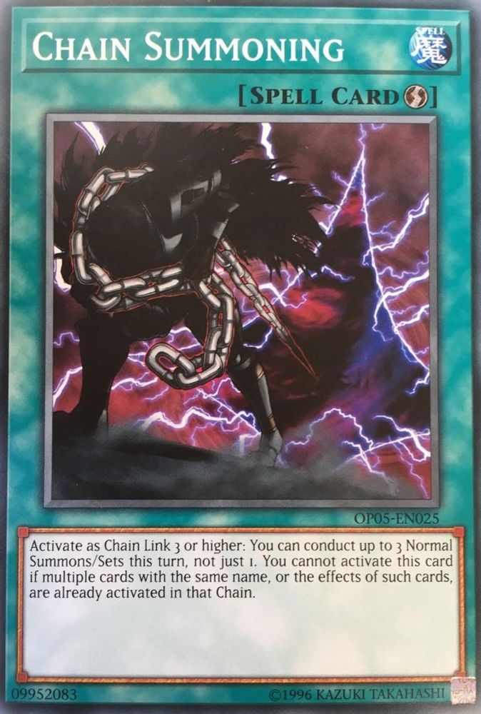 Chain Summoning, Unlimited, front