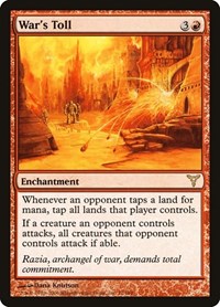 War's Toll, Dissension