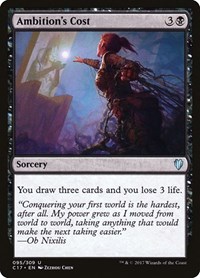 Ambition's Cost, Commander 2017
