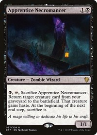 Apprentice Necromancer, Commander 2017
