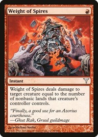 Weight of Spires, Dissension