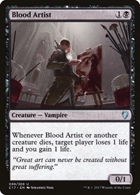Blood Artist, Commander 2017