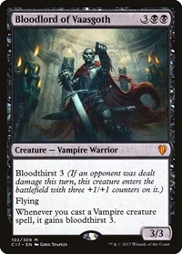 Bloodlord of Vaasgoth, Commander 2017