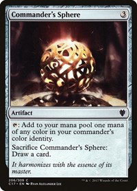 Commander's Sphere, Commander 2017