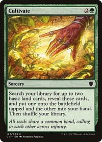Cultivate, Commander 2017