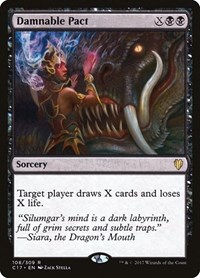 Damnable Pact, Commander 2017