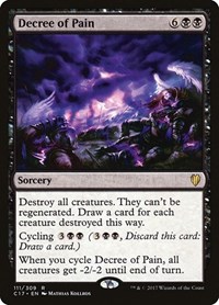 Decree of Pain, Commander 2017