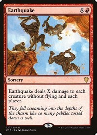Earthquake, Commander 2017