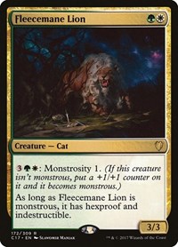 Fleecemane Lion, Commander 2017