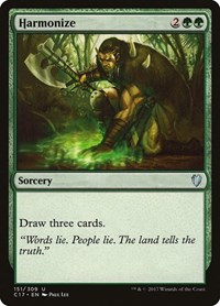 Harmonize, Commander 2017
