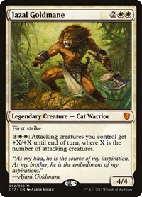 Jazal Goldmane, Commander 2017