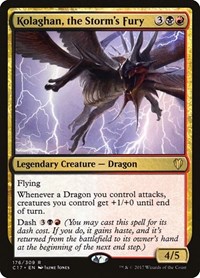 Kolaghan, the Storm's Fury, Commander 2017