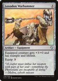 Loxodon Warhammer, Commander 2017