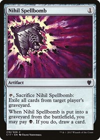 Nihil Spellbomb, Commander 2017