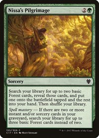 Nissa's Pilgrimage, Commander 2017