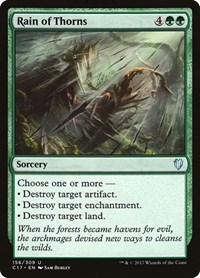 Rain of Thorns, Commander 2017