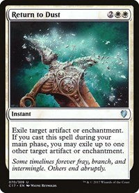 Return to Dust, Commander 2017