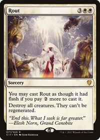Rout, Commander 2017