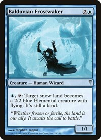 Balduvian Frostwaker, Coldsnap