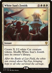 White Sun's Zenith, Commander 2017