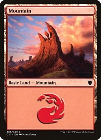 Mountain (305), Commander 2017
