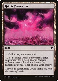 Grixis Panorama, Commander 2017