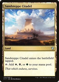 Sandsteppe Citadel, Commander 2017