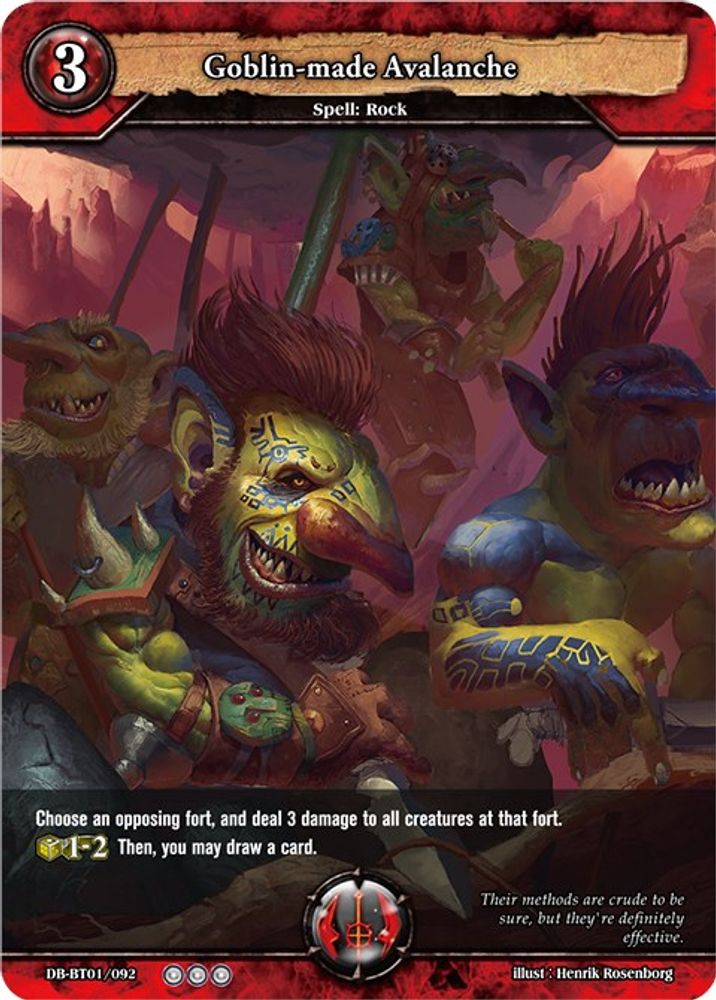 Goblin-made Avalanche, Standard, front