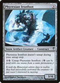 Phyrexian Ironfoot, Coldsnap