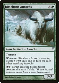 Rimehorn Aurochs, Coldsnap