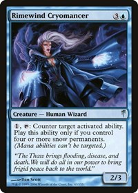 Rimewind Cryomancer, Coldsnap