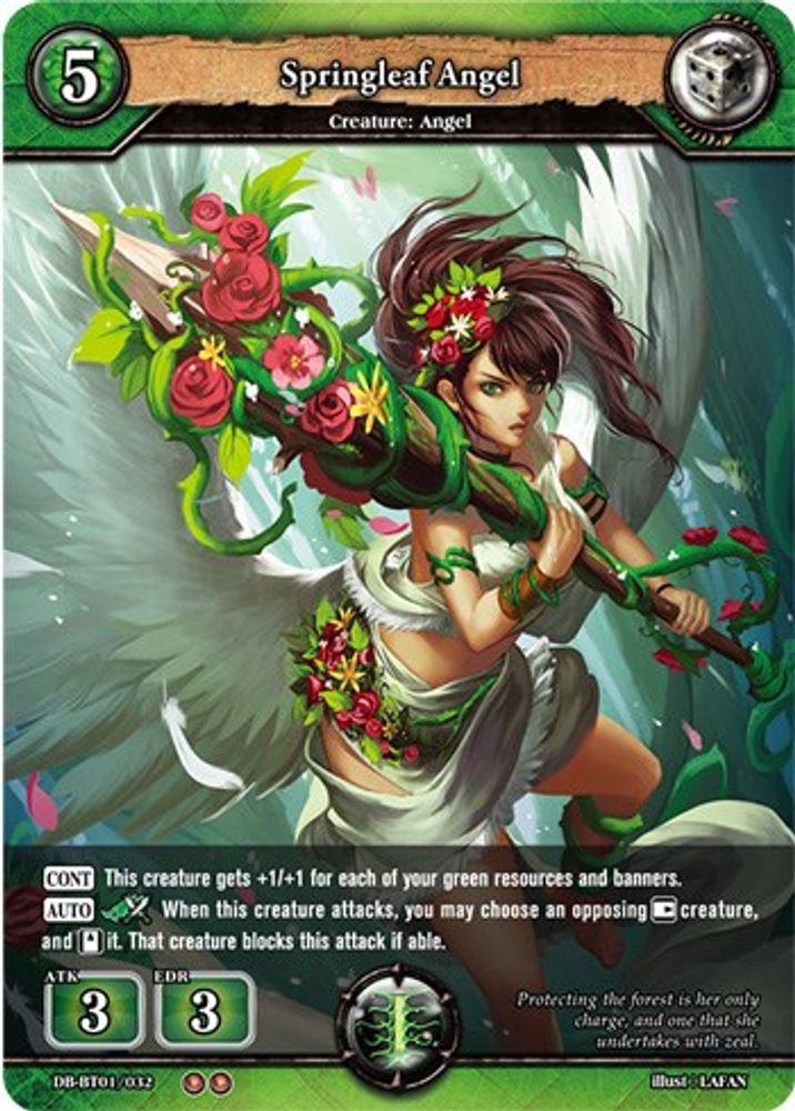 Springleaf Angel, Standard, front