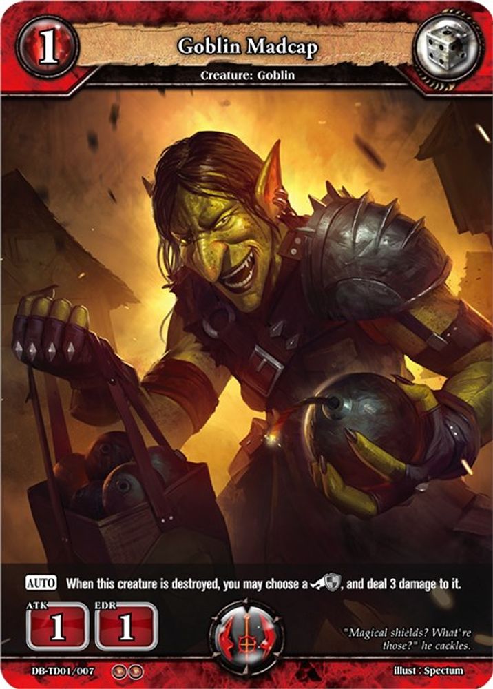 Goblin Madcap, Standard, front