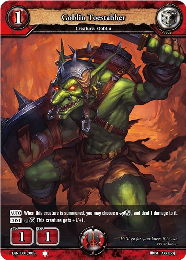 Goblin Toestabber, Standard, front